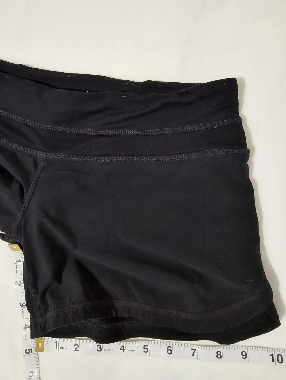 Lululemon Speed Short Black Size 4 Lined Running Athletic Workout Shorts